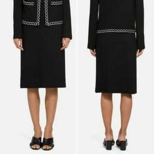 St.John A-line Midi Skirt